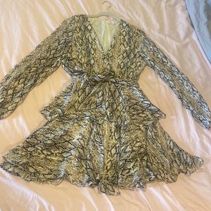 nwot pink lily dress